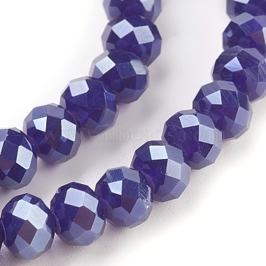 Chapelets de perles en verre galvanoplastique(X-GLAA-K027-PL-A06)-3