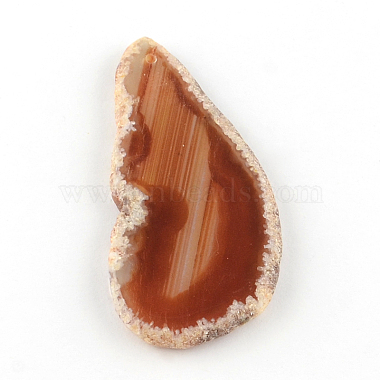 Dyed Mixed Shape Natural Agate Gemstone Big Pendants(G-R300-03)-2
