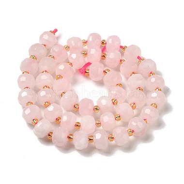 Natural Rose Quartz Beads Strands(G-P508-A18-01)-3