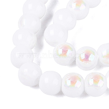Electroplate Opaque Glass Beads Strands(EGLA-Q132-6MM-01C-01)-3