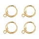 Brass Huggie Hoop Earring Findings(X-KK-L179-04G-A)-1