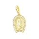 Brass Micro Pave Cubic Zirconia Virgin Mary European Dangle Charms(KK-D325-27G-02)-1