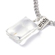 Dandelion Seed Wish Necklace for Teen Girl Women Gift(NJEW-Z014-06P)-1