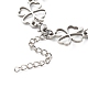 304 Stainless Steel Links Bracelets(X1-BJEW-TA00002)-5