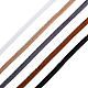 WADORN 5 Bundles 5 Colors  Polyester Chenille Furry Braided Lip Cord Trim(OCOR-WR0001-25)-1