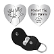 1Pc Heart Shape 201 Stainless Steel Commemorative Decision Maker Coin(AJEW-CN0001-68G)-1
