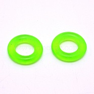 Wacky Worms O-Rings for Wacky Rigging, Lime, 33x7.5mm, Inner Diameter: 17mm, 65pcs/bag(FIND-WH0066-40D)