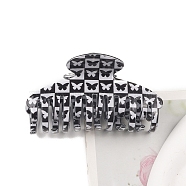 PVC Claw Hair Clips, Butterfly, 91x50x48mm(PW-WG4997C-01)