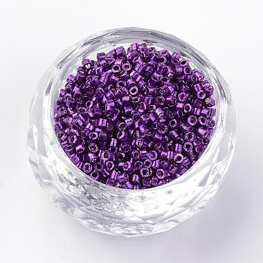 Perles de bugle en verre plaqué(SEED-R043-06)-2