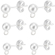 60Pcs 3 Style 304 Stainless Steel Ball Stud Earring Post(STAS-BBC0004-21)-1