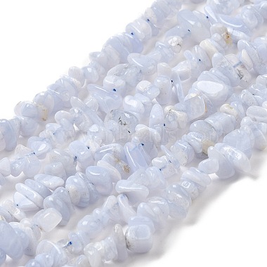 Chip Blue Lace Agate Beads