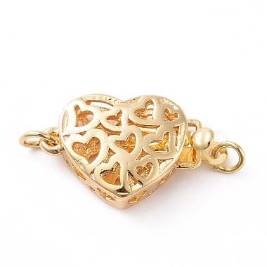 Golden Heart Brass Box Clasps
