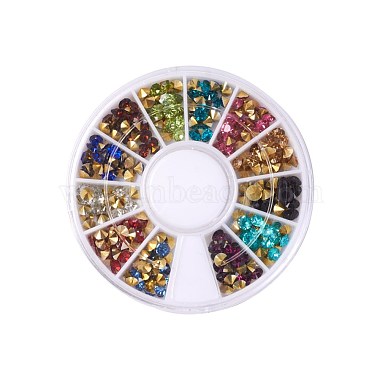 Grade AAA Pointed Back Resin Rhinestones(CRES-X0010-05)-3