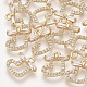 Brass Cubic Zirconia Charms(X-KK-S348-437)-1