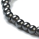 Synthetic Non-magnetic Hematite Beaded Stretch Bracelets(BJEW-A117-A-22)-3