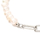 Vintage natürliche Perlenkette für Mädchenfrauen(NJEW-JN03678)-4