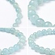 SUNNYCLUE Natural Aquamarine Round Beads Stretch Bracelets(BJEW-PH0001-8mm-19)-4