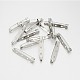 Iron Brooch Pin Back Safety Catch Bar Pins with 3 Holes(IFIN-A171-04I)-1
