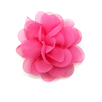 Lace Costume Accessories, Flower, Deep Pink, 50mm