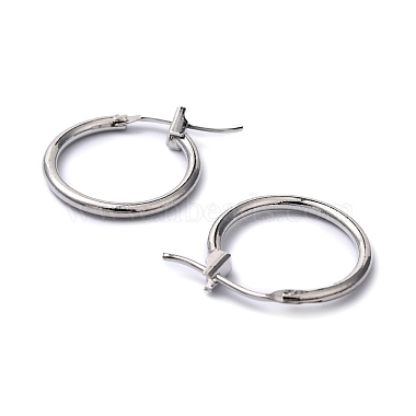 Brass Hoop Earrings(X-EC262-NF)-2