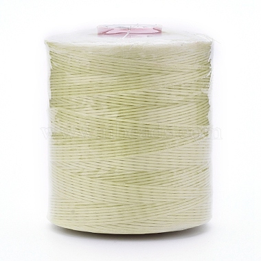 0.7mm LightGoldenrodYellow Waxed Polyester Cord Thread & Cord