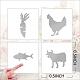 80 Sheets 4 Styles Paper Self Adhesive Stickers(DIY-OC0010-32)-2