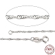 Rhodium Plated 925 Sterling Silver Necklaces(STER-E007-2A)-1