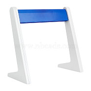 Olycraft 6 Well Pipette Stand, L Shaped, Blue, Finished Product: 30x13.6x29cm(AJEW-OC0002-53)
