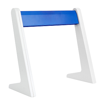 Olycraft 6 Well Pipette Stand, L Shaped, Blue, Finished Product: 30x13.6x29cm