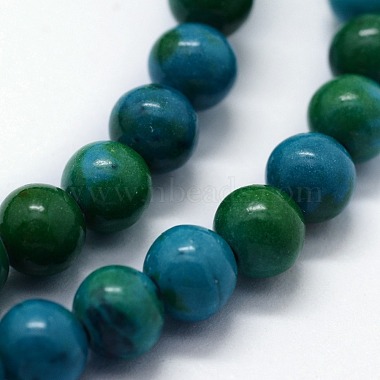 Synthetic Chrysocolla Beads Strands(G-I199-34-10mm)-3