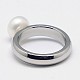 316L Surgical Stainless Steel Finger Rings(RJEW-E015-034A-19mm)-2
