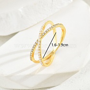 Elegant Zirconia Sparkle Ring for Women's Party Gift(RX9028-1)
