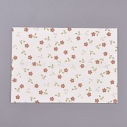 Paper Envelope Flower Pattern, Colorful, 176x124.5x0.4mm(DIY-WH0148-15B)