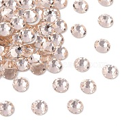 Preciosa&reg MAXIMA Crystal No Hotfix Flatback Stones, Czech Crystal, Dura Foiling, Round(438 11 615 Chaton Rose), 00530 Gold Quartz, SS10(2.7~2.9mm)(Y-PRC-NSS10-00530)