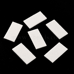 Fibre Perfume Pads, Essential Oils Diffuser Locket Pads, Rectangle, White, 43x22x2.5mm(DIY-WH0410-38)