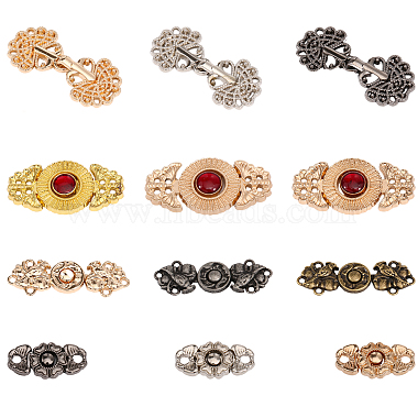 Mixed Color Alloy Snap Lock Clasps