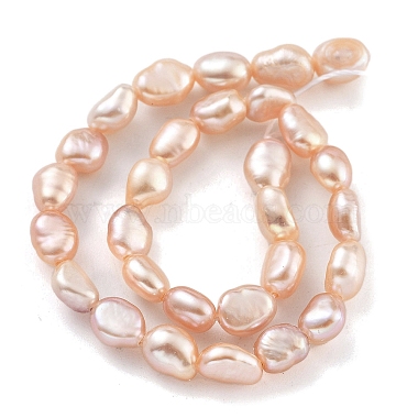 Natural Cultured Freshwater Pearl Beads Strands(PEAR-P062-24C)-3