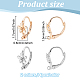 28Pcs 2 Colors Brass Leverback Earring Findings(KK-ME0001-12)-2