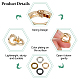 24Pcs 4 Colors Alloy Spring Gate Rings(FIND-HS0001-26A)-4