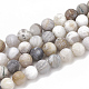 Natural Bamboo Leaf Agate Beads Strands(G-T106-028)-1