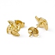 Vacuum Plating 304 Stainless Steel Tiny Windmill Stud Earrings for Women(X-EJEW-P212-07G)-2