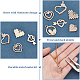 SUPERFINDINGS 48Pcs 6 Style Alloy Pendants(FIND-FH0004-12)-4