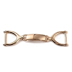 Zinc Alloy Fold Over Clasps, for Costume, Light Gold, 70x24x8mm, Hole: 20mm(FIND-WH0032-09KCG)