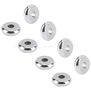 304 Stainless Steel Spacer Beads, Rondelle, Stainless Steel Color, 6x2mm, Hole: 1.6mm, 200pcs/box(STAS-UN0008-96P)