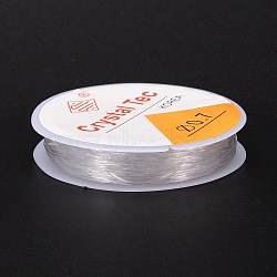 Round Crystal Elastic Stretch Thread, for Bracelets Gemstone Jewelry Making Beading Craft, Clear, 0.7mm, about 8.7 yards(8m)/roll(EW-Z001-D01-0.7mm)