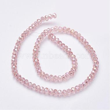 Chapelets de perles en verre galvanoplastique(EGLA-D020-6x4mm-69)-2