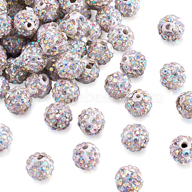Pave Disco Ball Beads(RB-A170-8mm-10)-2