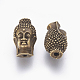 Perles en alliage de tête de bouddha de style tibétain(TIBEB-7482-AB-FF)-2