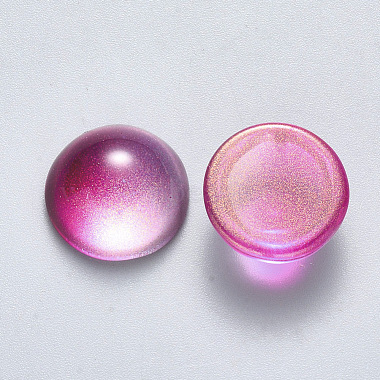 Transparent Spray Painted Glass Cabochons(GLAA-S190-013C-D02)-2