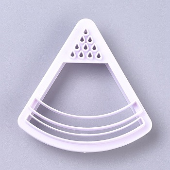 Food Grade Plastic Cookie Cutters, Cookies Moulds, DIY Biscuit Baking Tool, Watermelon, WhiteSmoke, 85x83x20mm